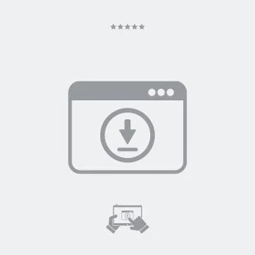Download icon Stock Illustration