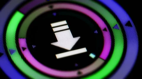 Download icon. Looping. Stock Footage 61448738