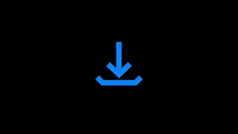 Download Icon Representing File Or Data Transfer Stock Footage 331756221