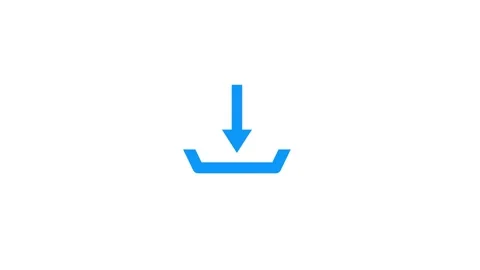 Download Icon Representing File Or Data Transfer Stock Footage 331756222