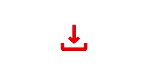 Download Icon Representing File Or Data Transfer Stock Footage 331756226
