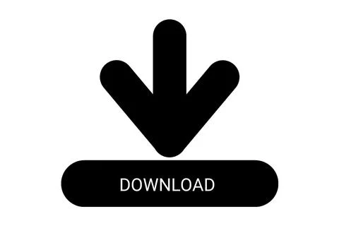 Download Icon Upload Button Load Symbol  Shapes Silhouette Style Download Ico 스톡 일러스트