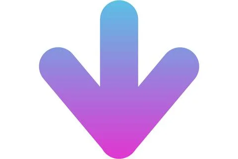Download Icon Upload Button Load Symbol Colorful Geometric Shapes Gradient Do Illustrazione stock