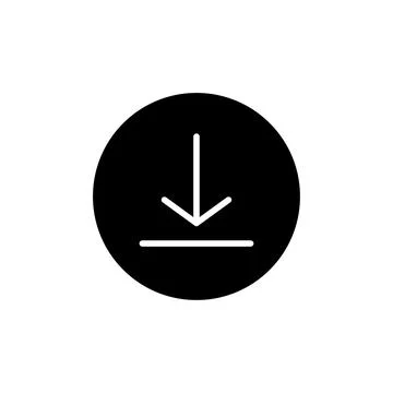 Download icon vector. Downloading vector icon Stock Illustration