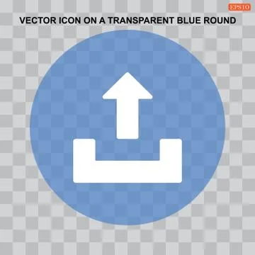 Download Icon Vector flat design style Stock Illustration