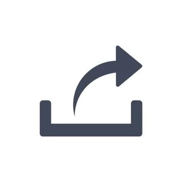 Download Icon Vector flat design style Stock Illustration