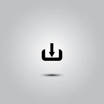 Download Icon vector Stock Illustration