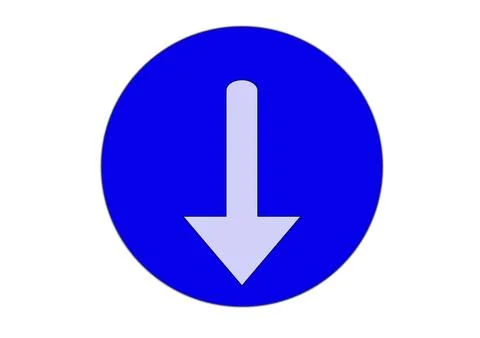 Download icon on a white background. Stock Illustration