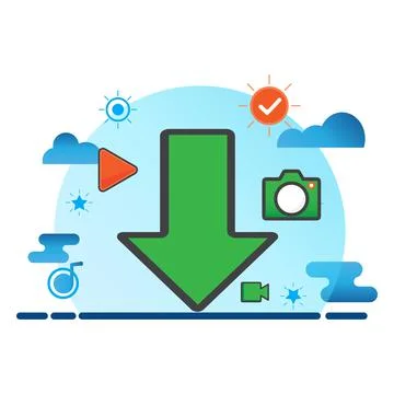 Download illustration. Flat vector icon. Stock Illustration