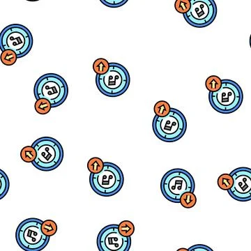 Download music vector seamless pattern Stock Illustration