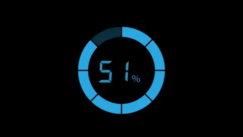 Download or upload progress bar. Animation loading for online workspace Stock Footage 278129177