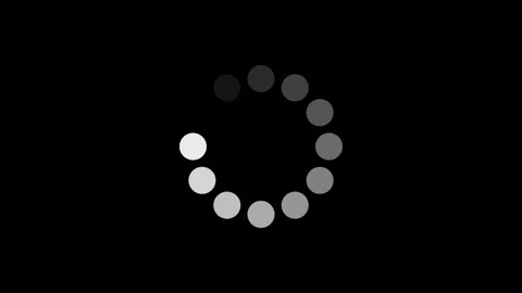 Download or upload round progress bar. Animation loading for online workspace Stock Footage 278534625