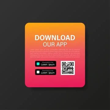 Download pages. Mobile app application. Business concept. Hand touch screen Stockillustratie
