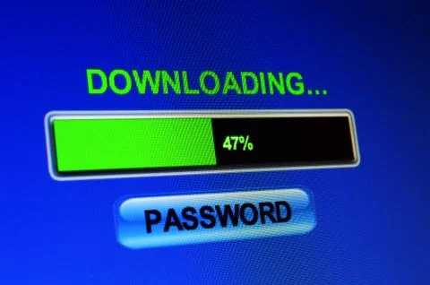 Download password Foto stock