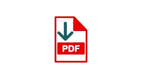 Download PDF Icon Animation. PDF Document File Icon 4K Motion Graphics Stock Footage 281700002