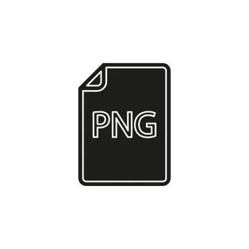 Download PNG document icon - vector file format symbol Illustrazione stock