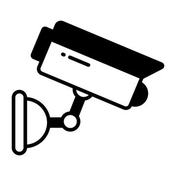 Download this premium vector of CCTV, security camera icon  Stock Illustration