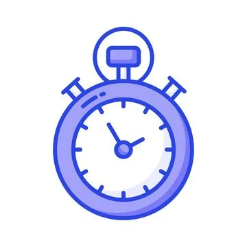 Download this premium vector of stopwatch timer in editable style, ready to use  Stockillustratie