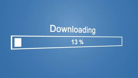 Download Process Animation on Blue Background Stock Footage 102171634