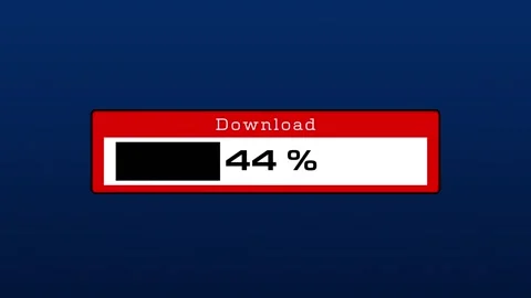 Download, progress bar loading data, software or information. Stock Footage 333975884