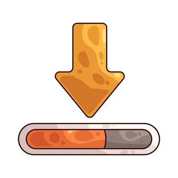 Download progress illustration イラスト素材