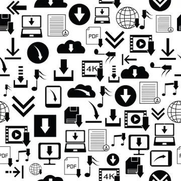 Download seamless pattern background icon. Stock Illustration