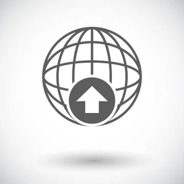 Download single flat icon Stock Illustration