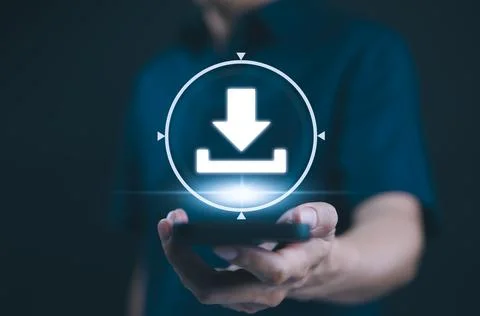 Download Technology for Data Storage and Transfer. Foto stock