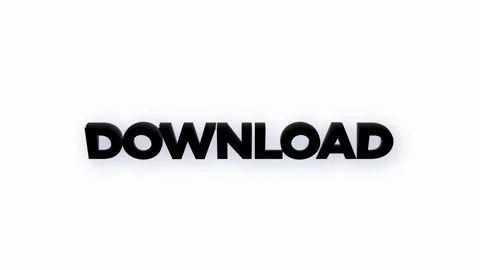 Download text word animation with vertically rotating motion screen video Stock Footage 313548410