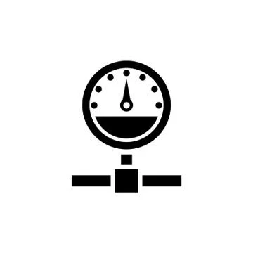 Download Upload Speed, Internet Test Flat Vector Icon Stock Illustration