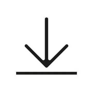 Download vector icon, install symbol. Modern, simple flat vector illustration Illustrazione stock