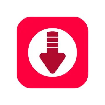 Download vector icon, install symbol. Modern, simple flat vector illustration fo Stock Illustration