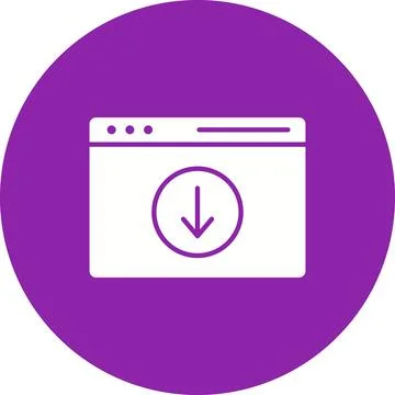 Download Webpage icon vector image. Stock-Illustration