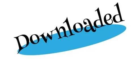 Downloaded rubber stamp Stock Illustration