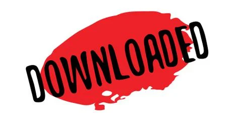 Downloaded rubber stamp Stock Illustration