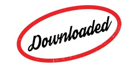 Downloaded rubber stamp 스톡 일러스트