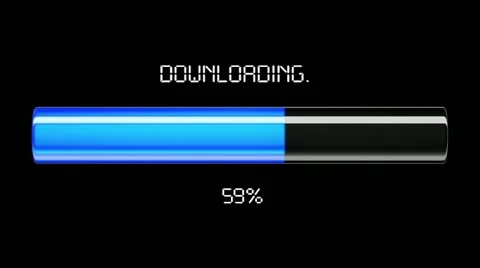 Downloading and uploading process. Stock-Footage 10917574