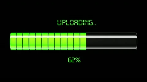 Downloading and uploading process. Stock Footage 10917575