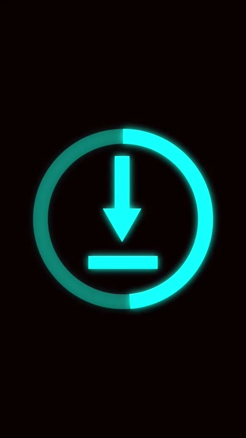 Downloading data process animation on black background, digital concept of .. Stock Footage 339215282