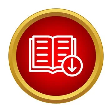 Downloading ebook content for digital reading and education 스톡 일러스트