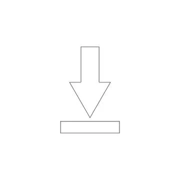 Downloading. flat vector icon Stock Illustration