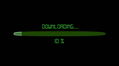 Downloading green Stock Footage 41867076