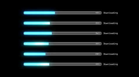 Downloading Group black Stock Footage 32329003