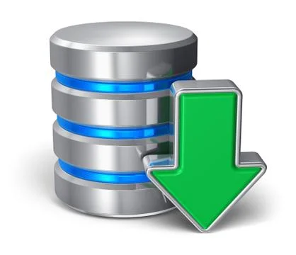 Downloading icon Stock Illustration