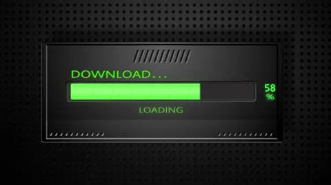 Downloading progress bar Stock-Footage 33848537