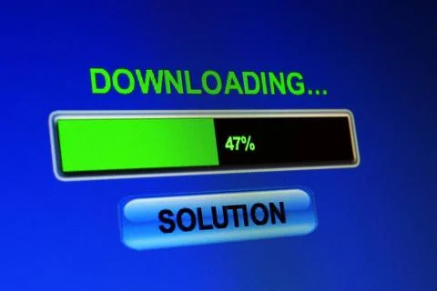  Downloading solution Downloading solution Copyright: xZoonar.com/Aleksand... Foto stock