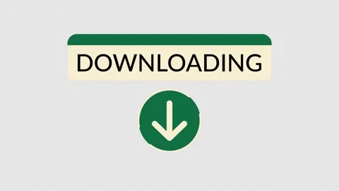 Downloading text Vídeo Stock 335539335