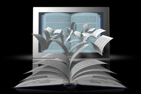 Downloading text pages Stockillustratie