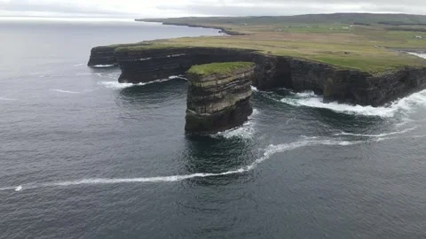 Downpatrick head Stock Footage 291898624