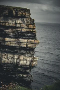 Downpatrick Head Foto stock